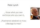 Cytaty cz. 3  Peter Lynch [wideo]
