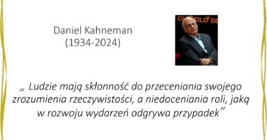 Cytaty cz.5 – Psychologia cz.1 – Daniel Kahneman